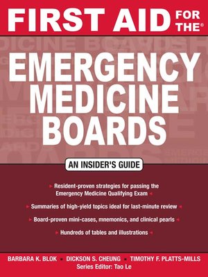 cover image of First Aid for the&#174; Emergency Medicine Boards